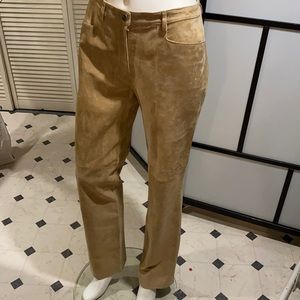 Brand: Worth, size 4, Genuine leather velvet, light brown